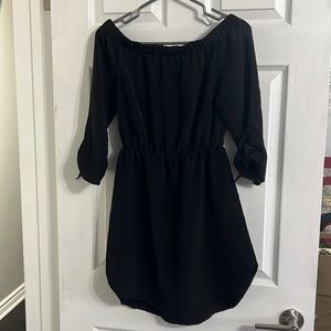 Black Off the Shoulder Dress